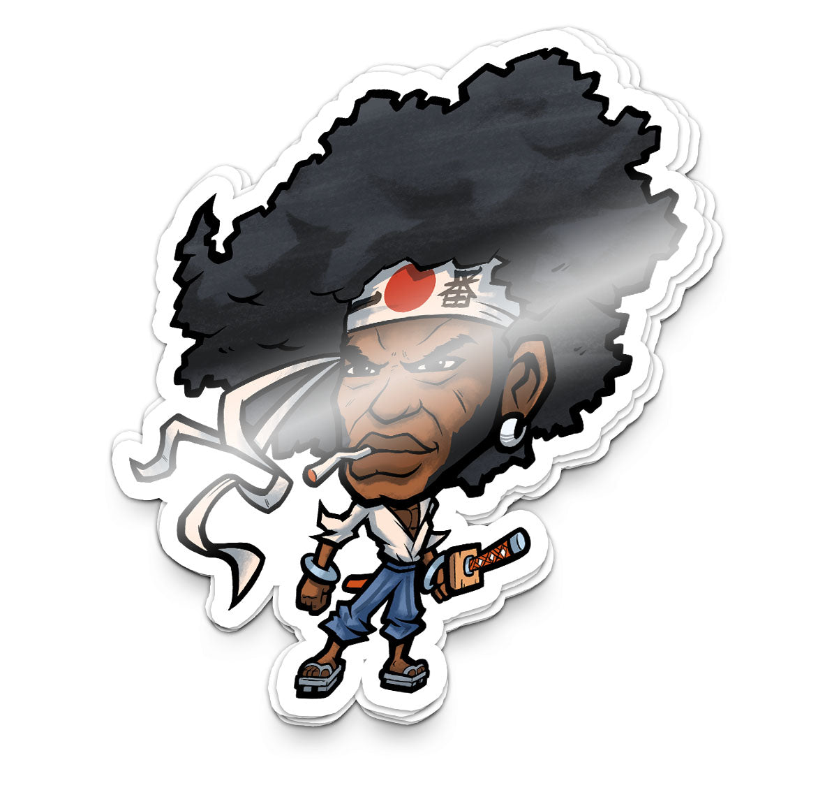 Headband Swordsman - Sticker