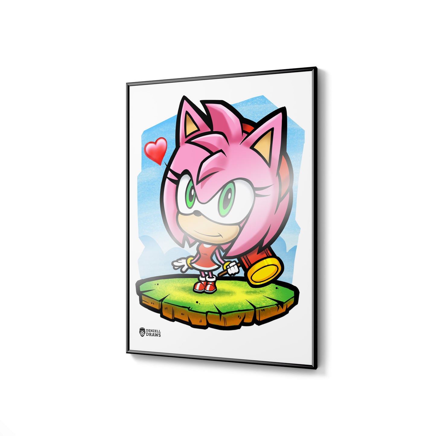 Love Hammer Girl - Art Print