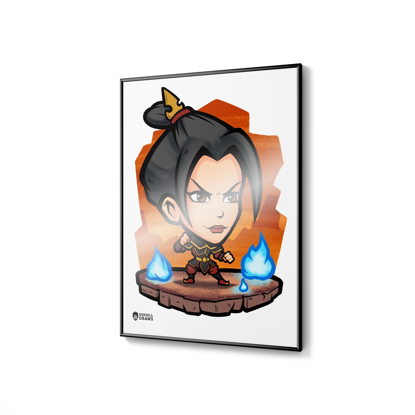 Fire Princess - Art Print