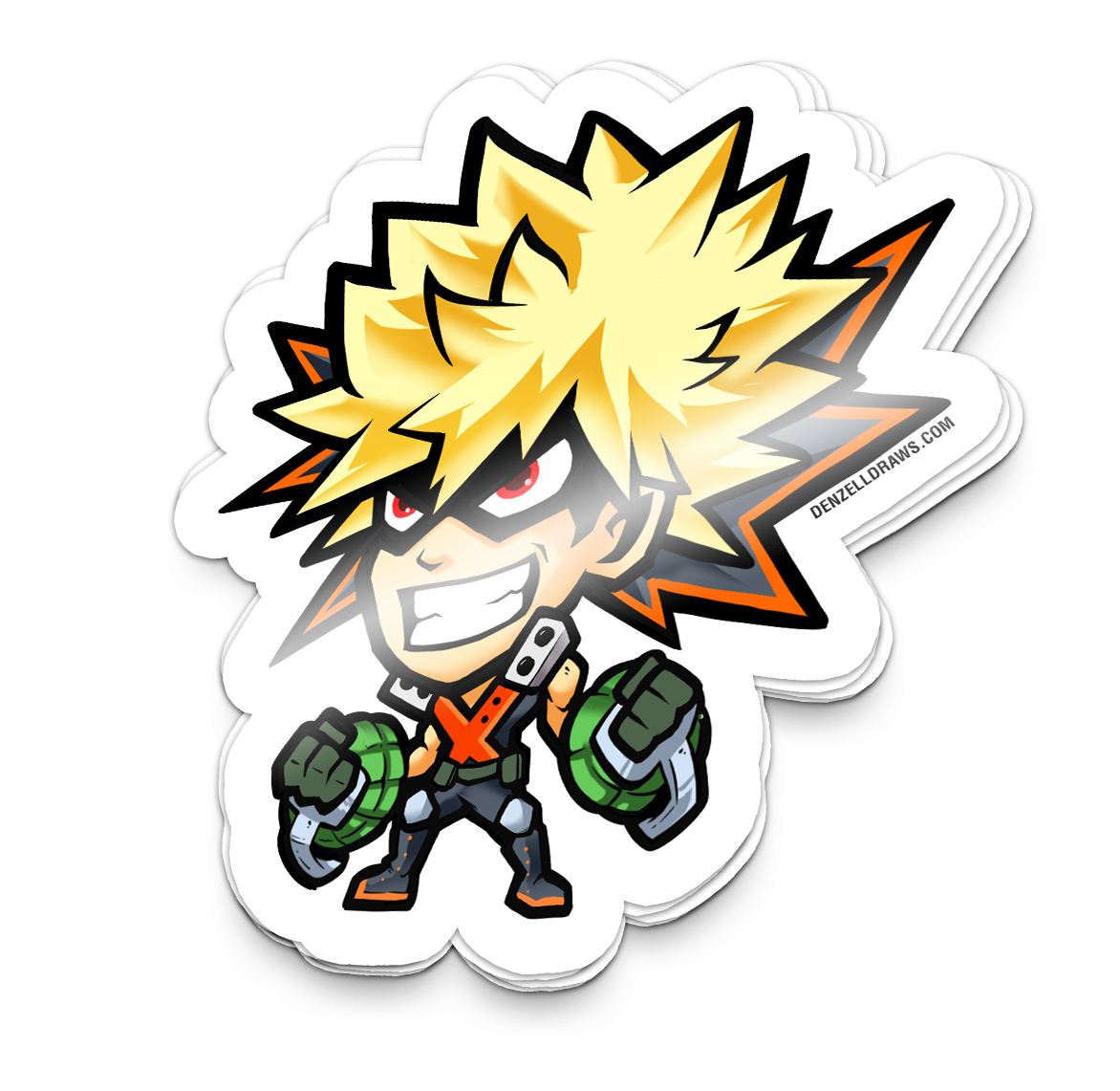 Explosive Hero - Sticker