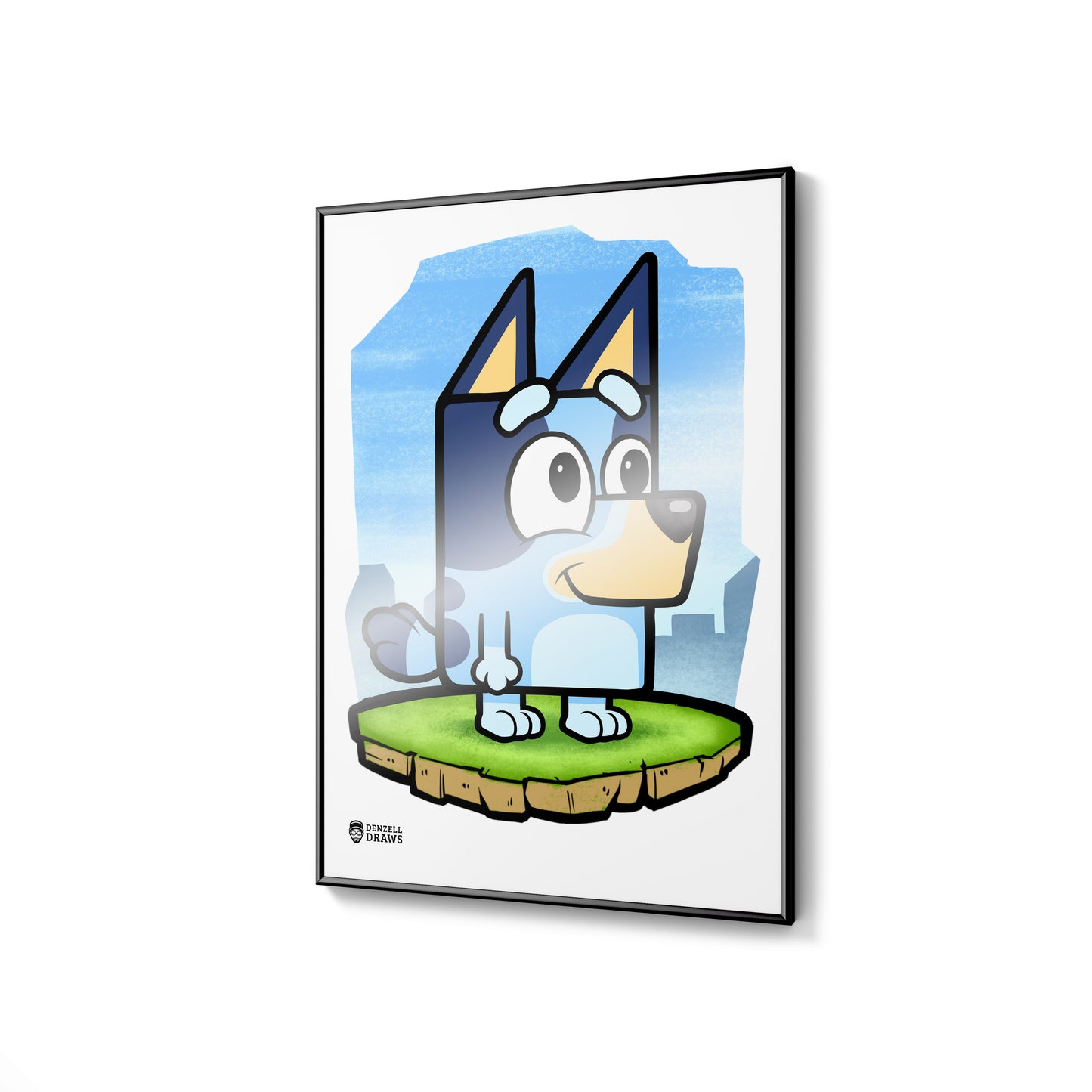 Heeler Dog - Art Print