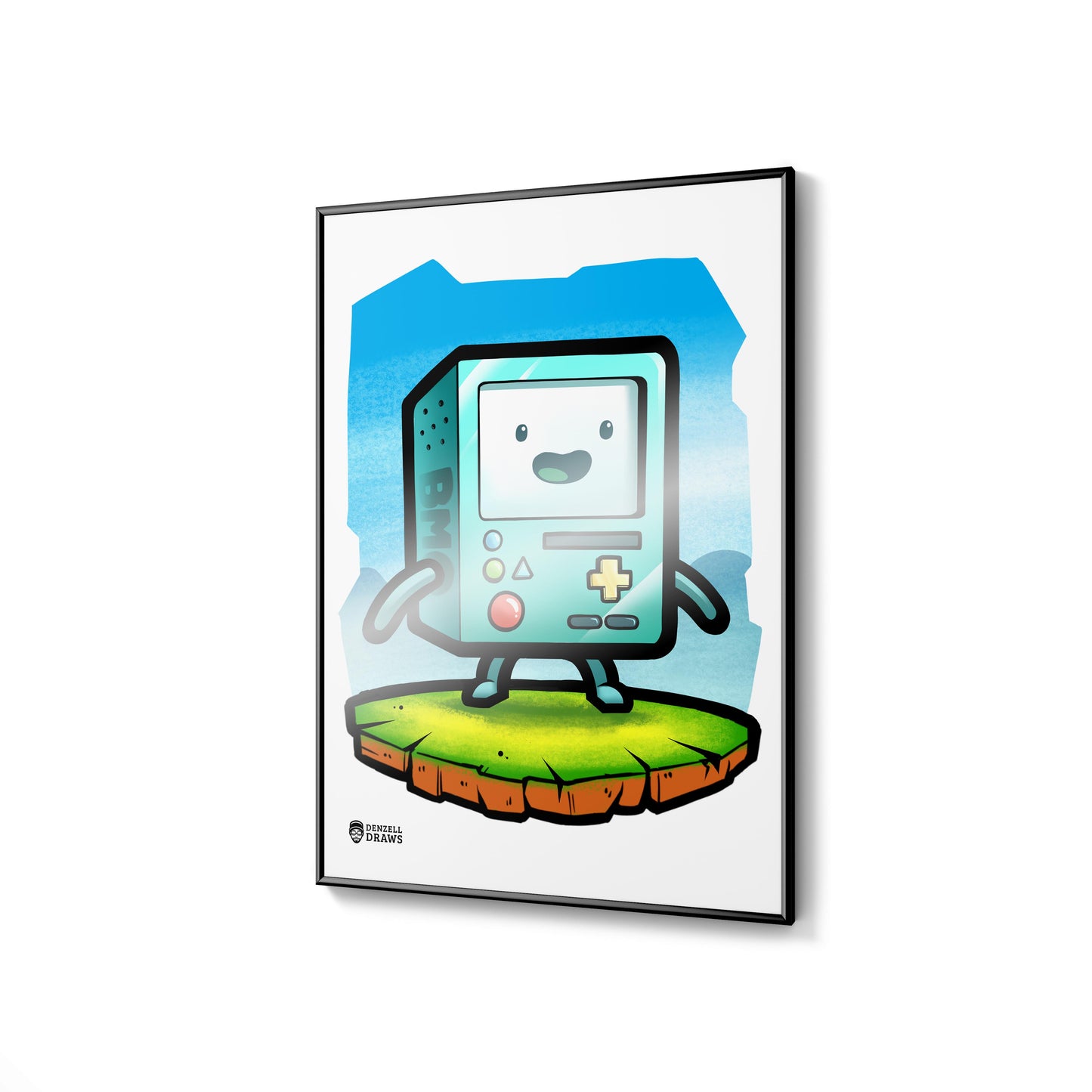 Game Console Buddy - Art Print