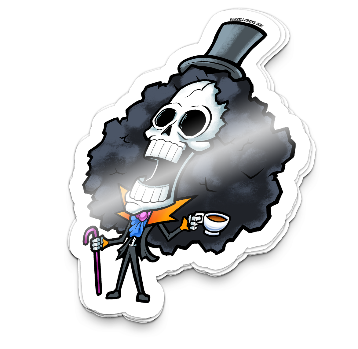 Skeleton Pirate - Sticker