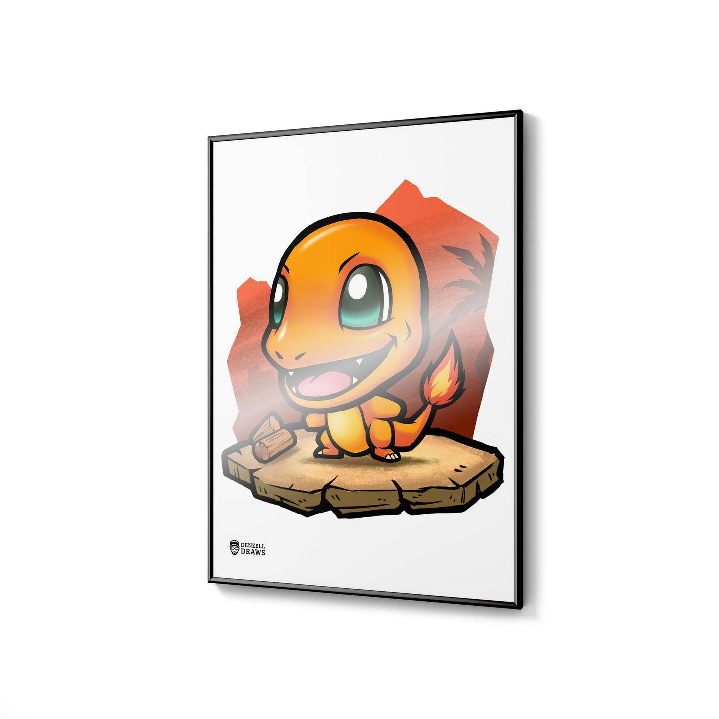 Fire Lizard - Art Print