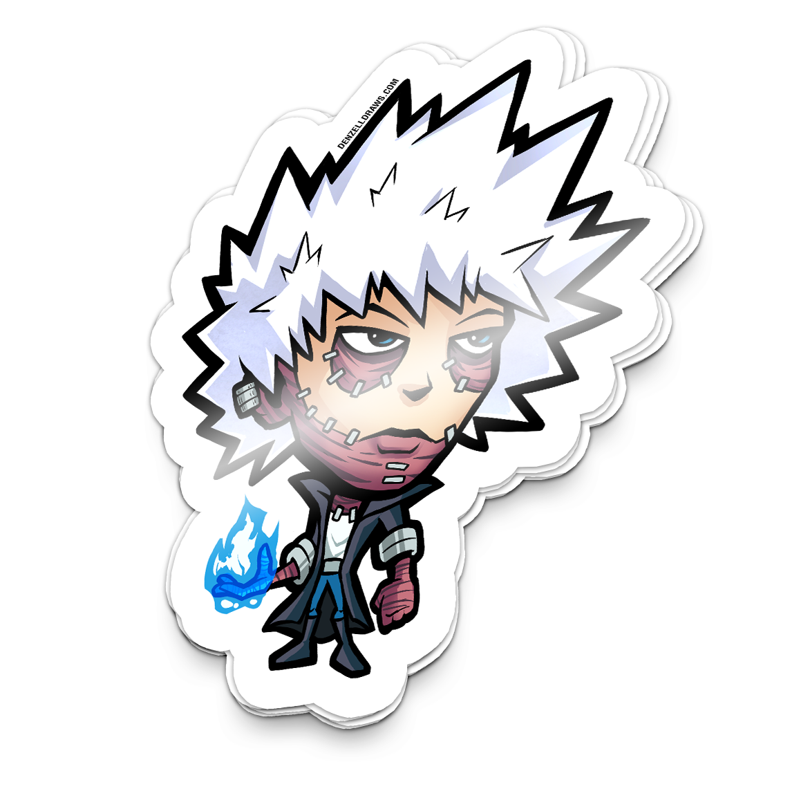 Ballistic Flame Villain - Sticker