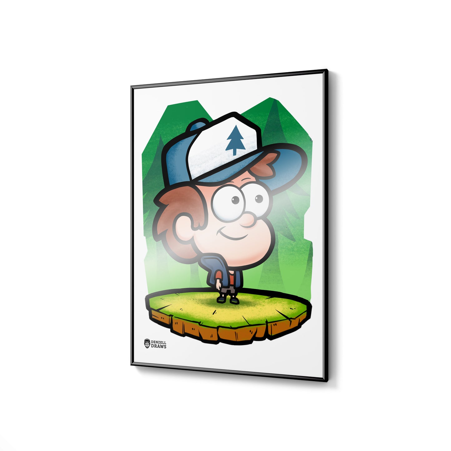 Tree Hat Kid - Art Print