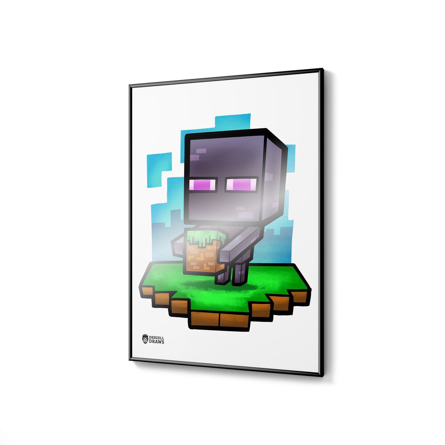 Block Monster 1 - Art Print