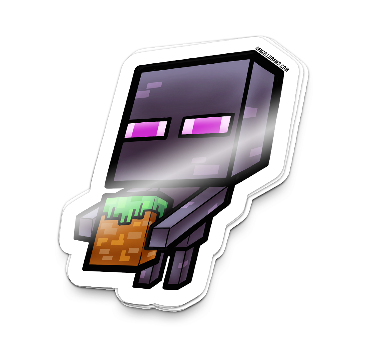 Block Monster 1 - Sticker