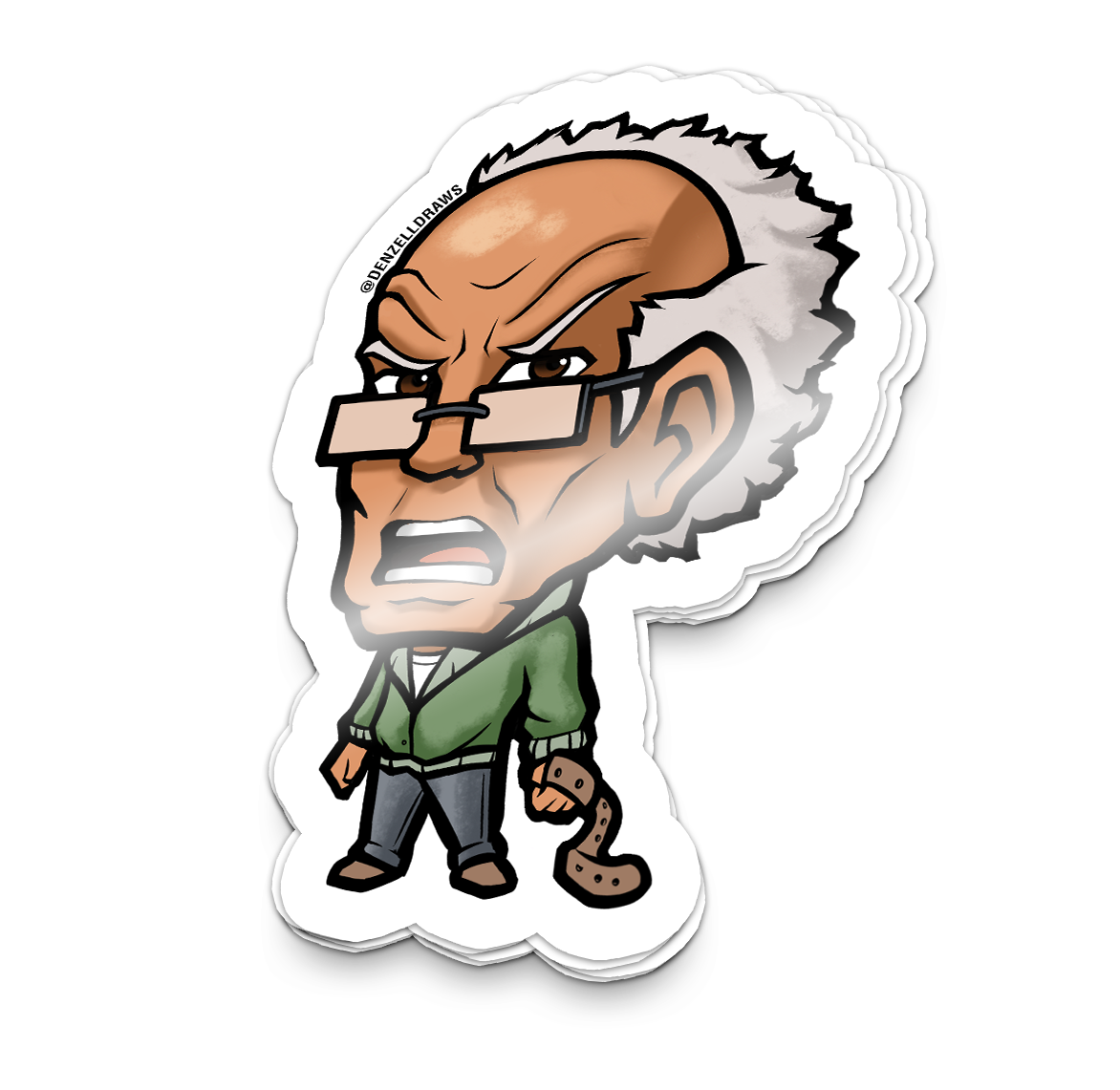 Woodcrest Man 1 - Sticker
