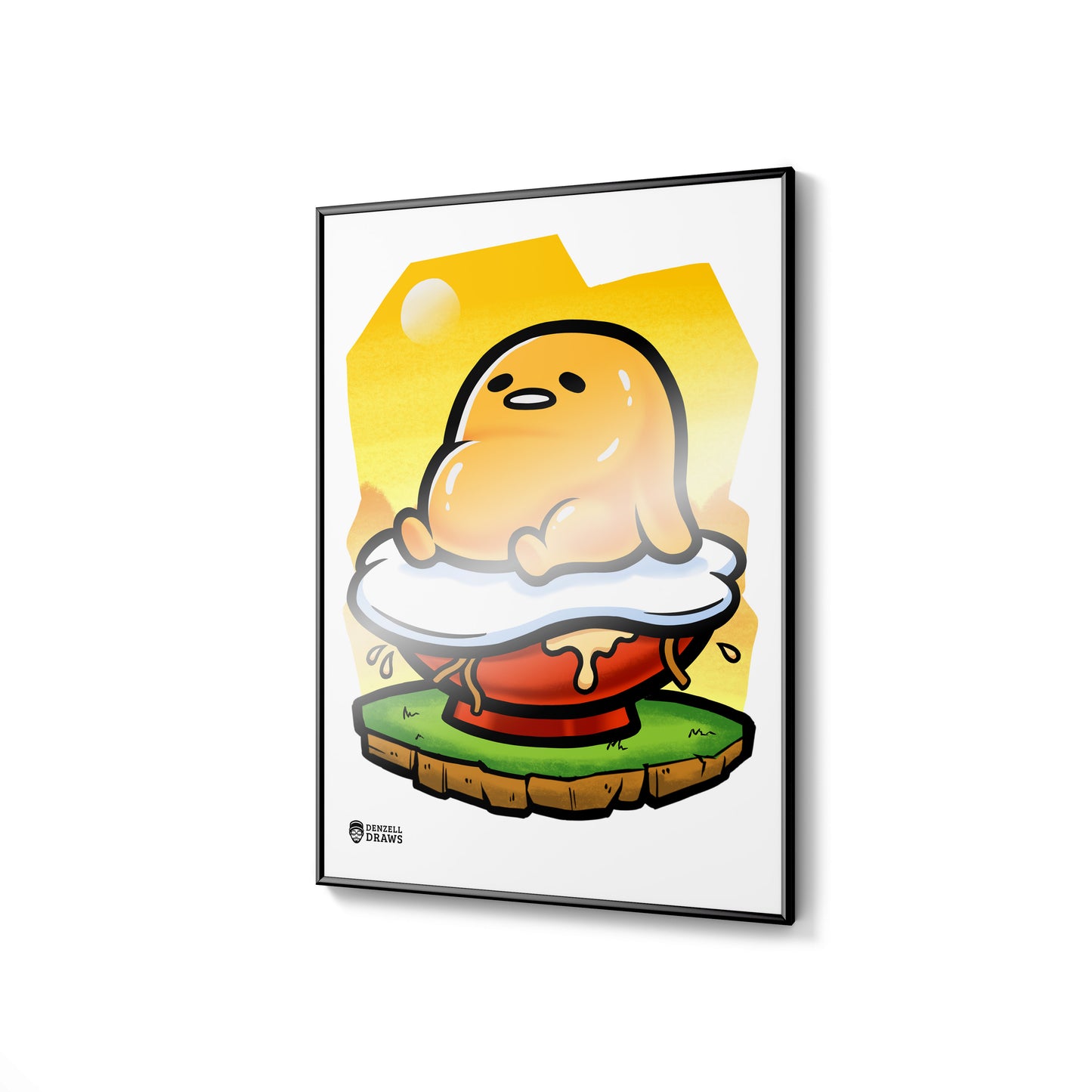 Sleepy Yolk - Art Print