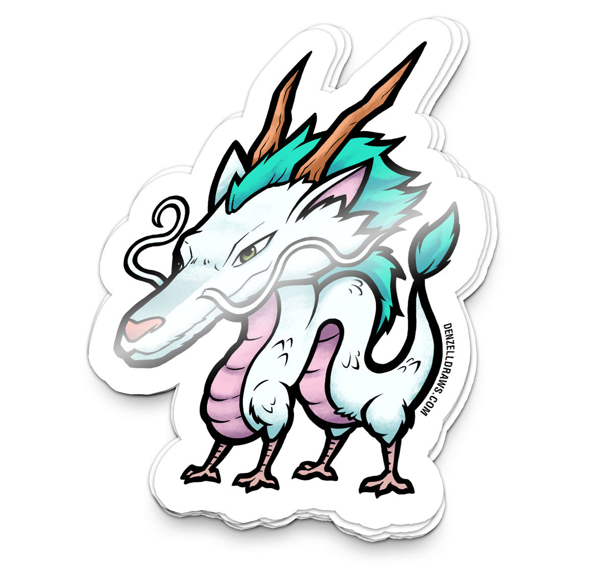 River Spirit Dragon - Sticker