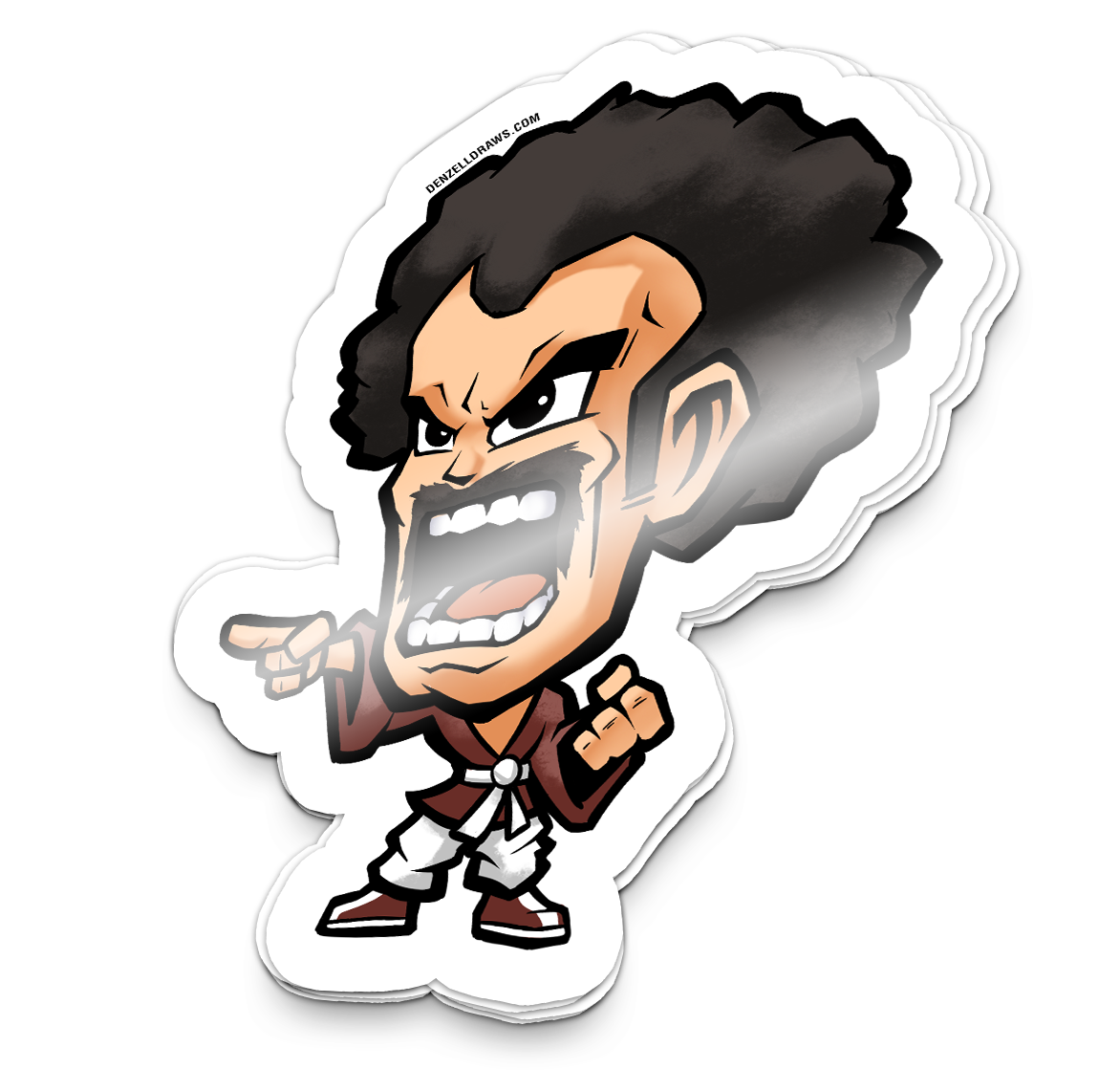 World's Strongest Fighter - Sticker
