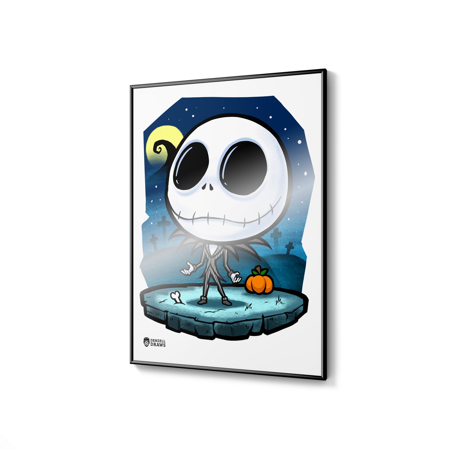 Skeletal King - Art Print