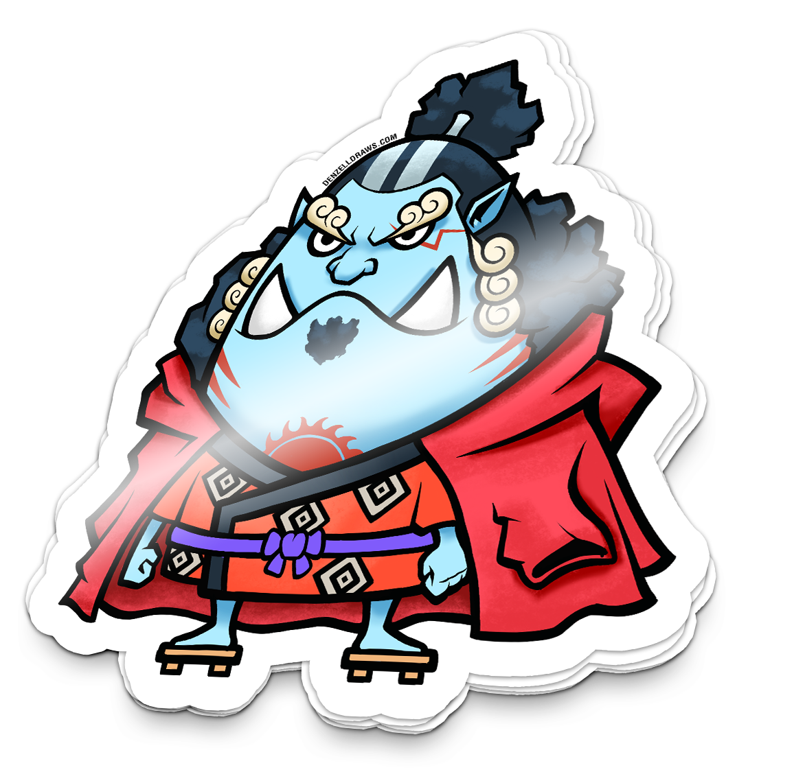 Whale Shark Pirate - Sticker