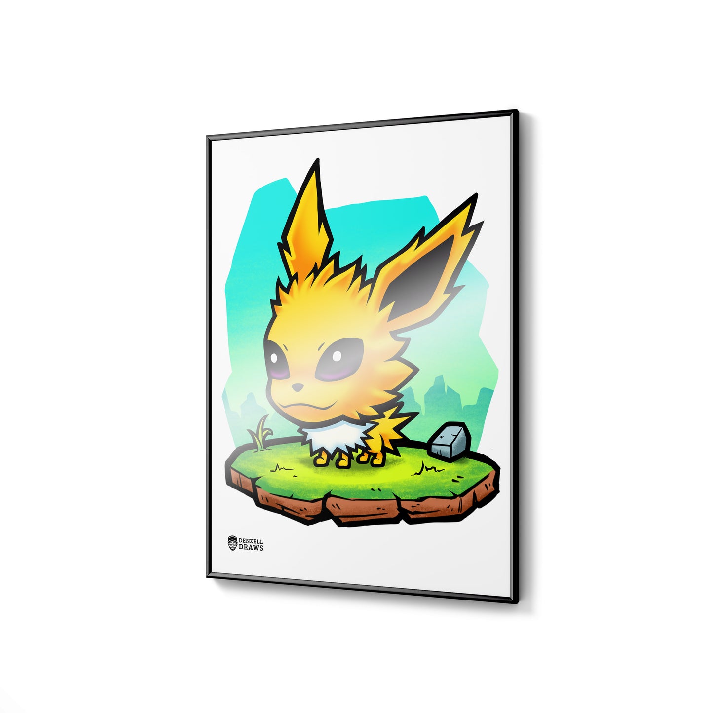 Electric Fox - Art Print