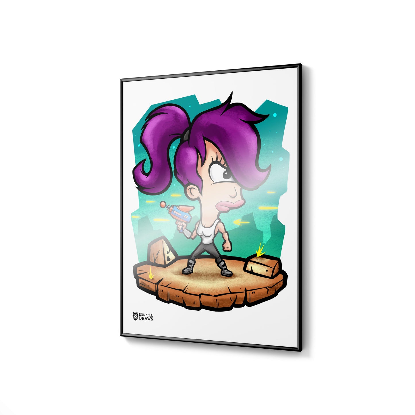 One Eyed Captain - Art Print