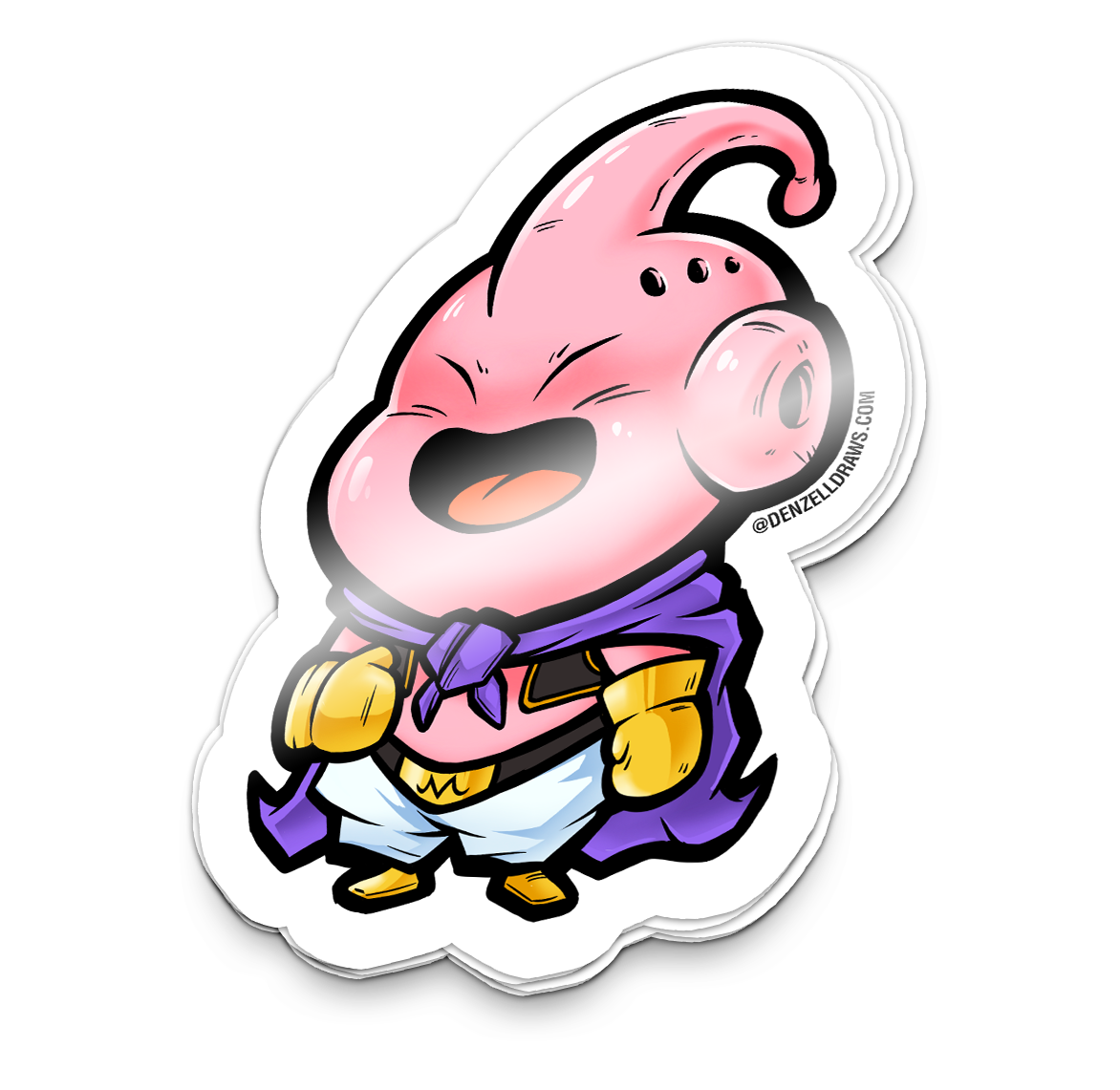 Jolly Pink Fighter - Sticker
