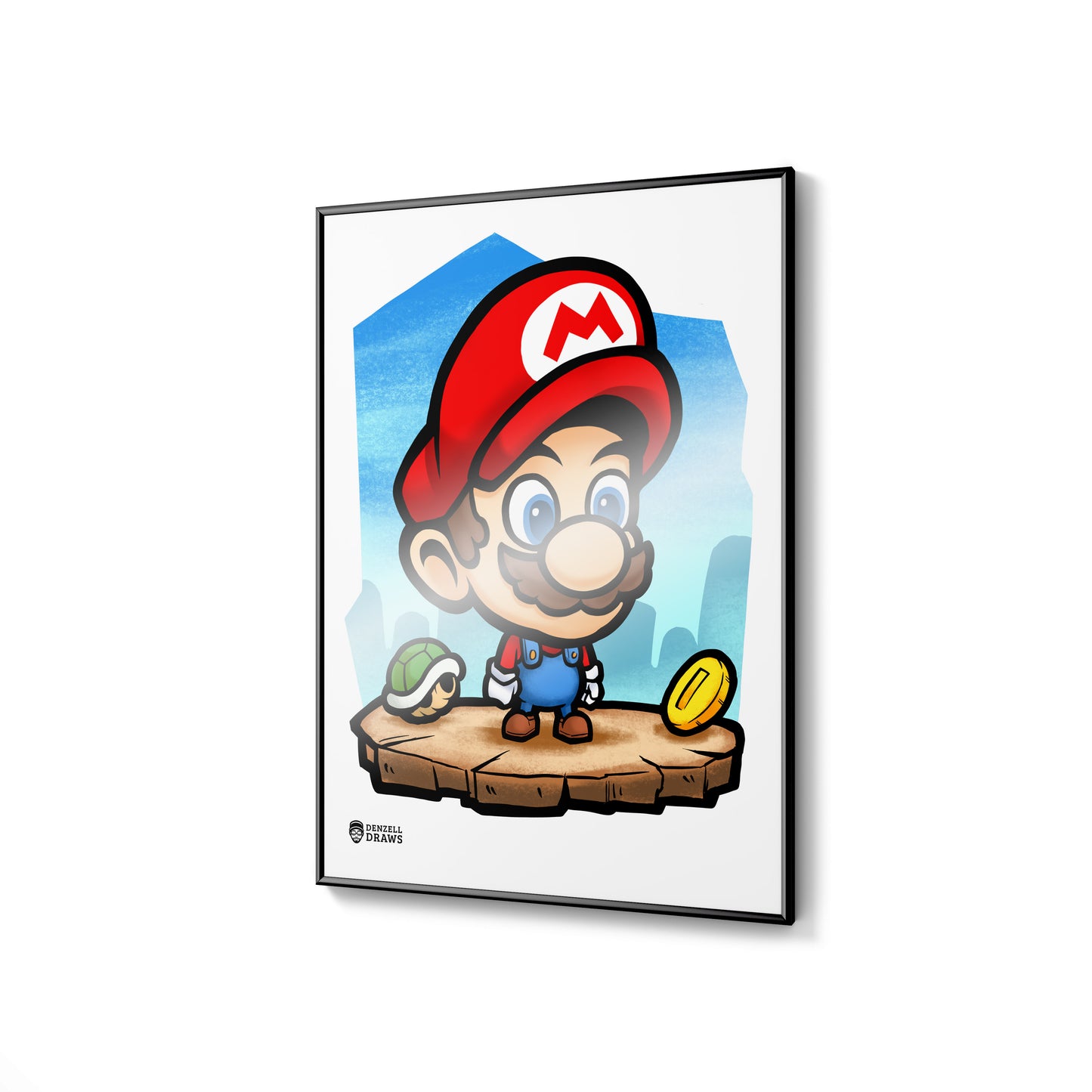 Red Plumber Man - Art Print