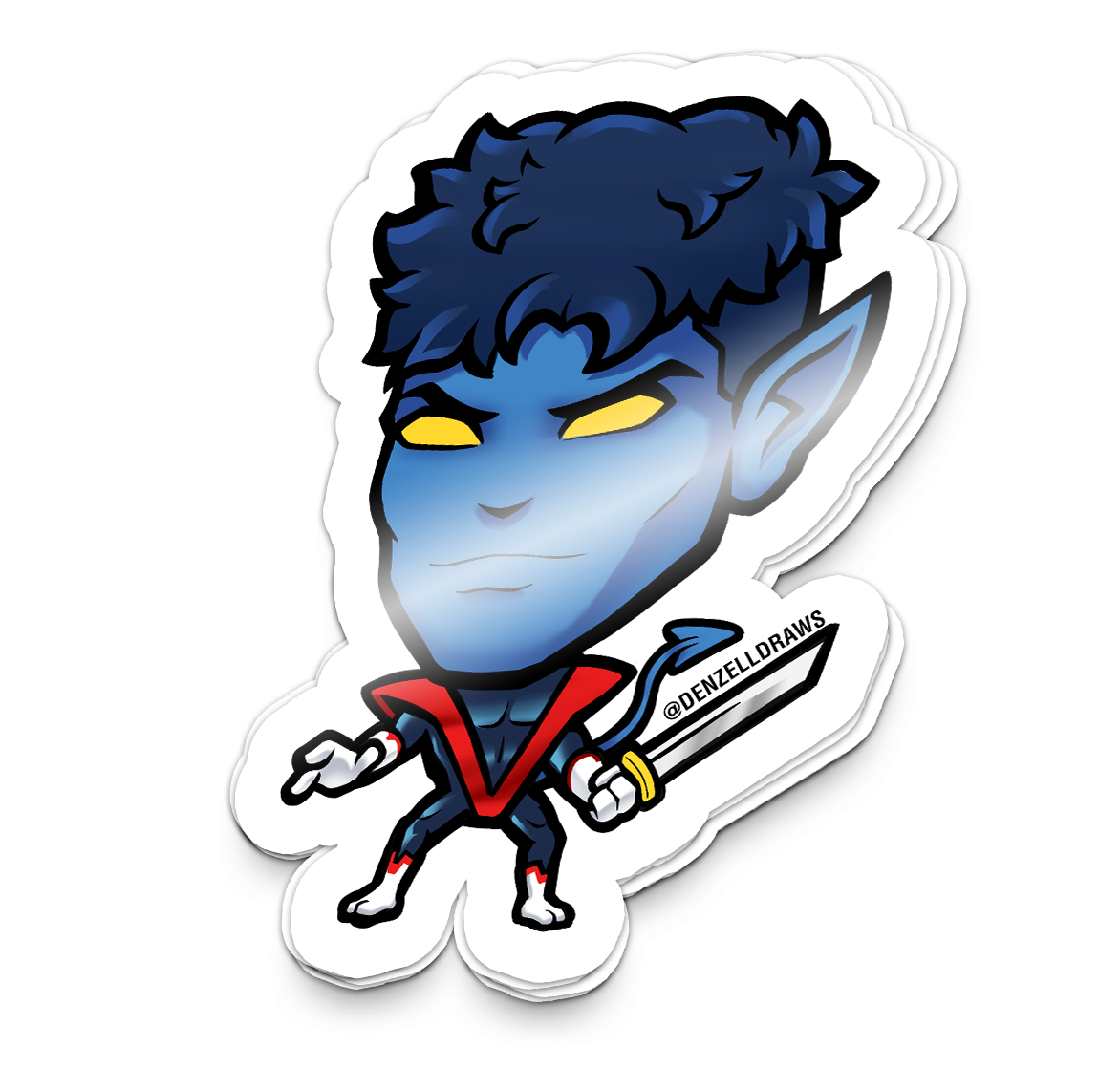 Blue Teleporter - Sticker