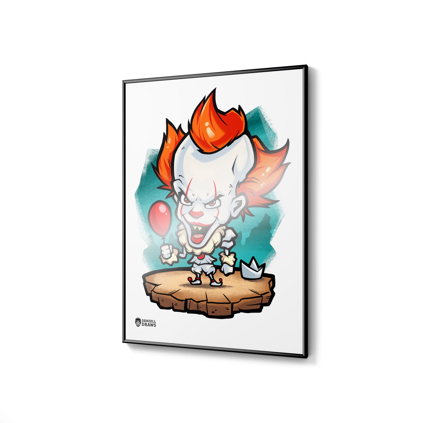 Evil Clown - Art Print