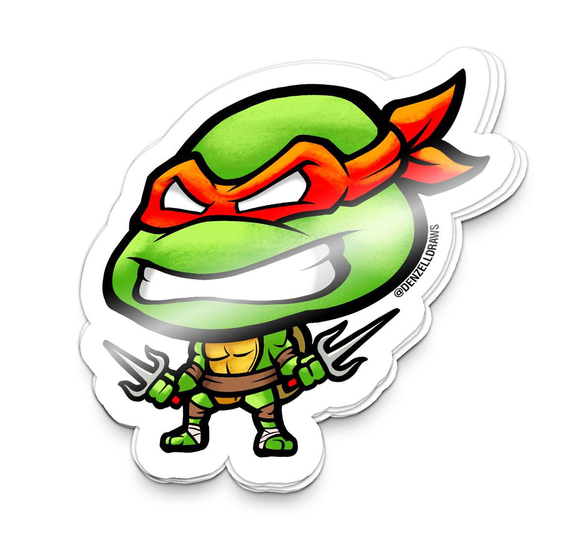 Reptilian Warrior 2 - Sticker