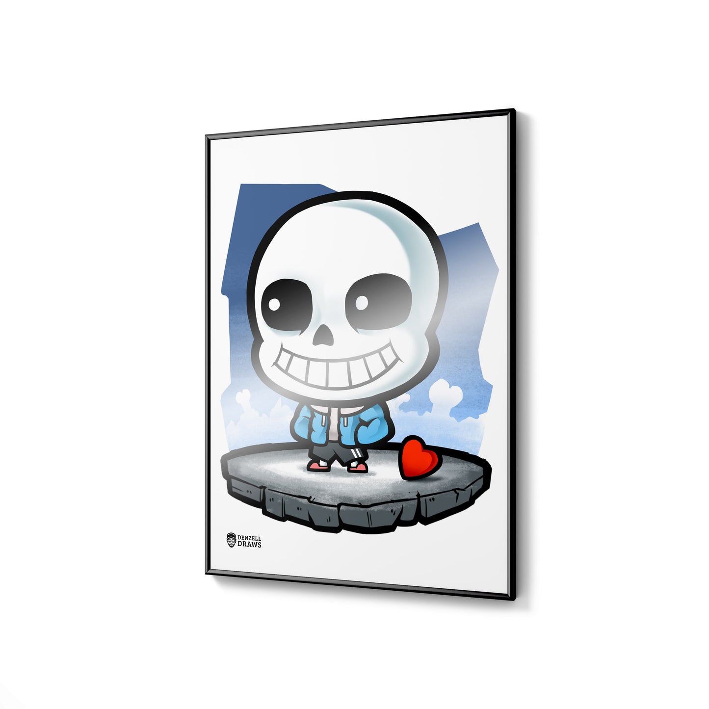 Chill Skeleton - Art Print