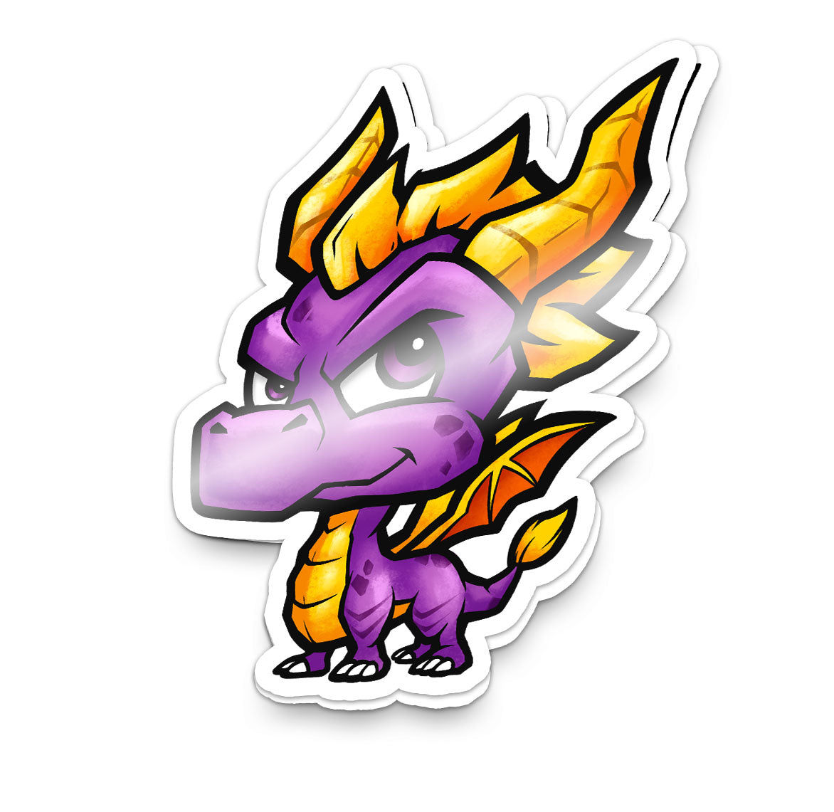 Purple Dragon - Sticker