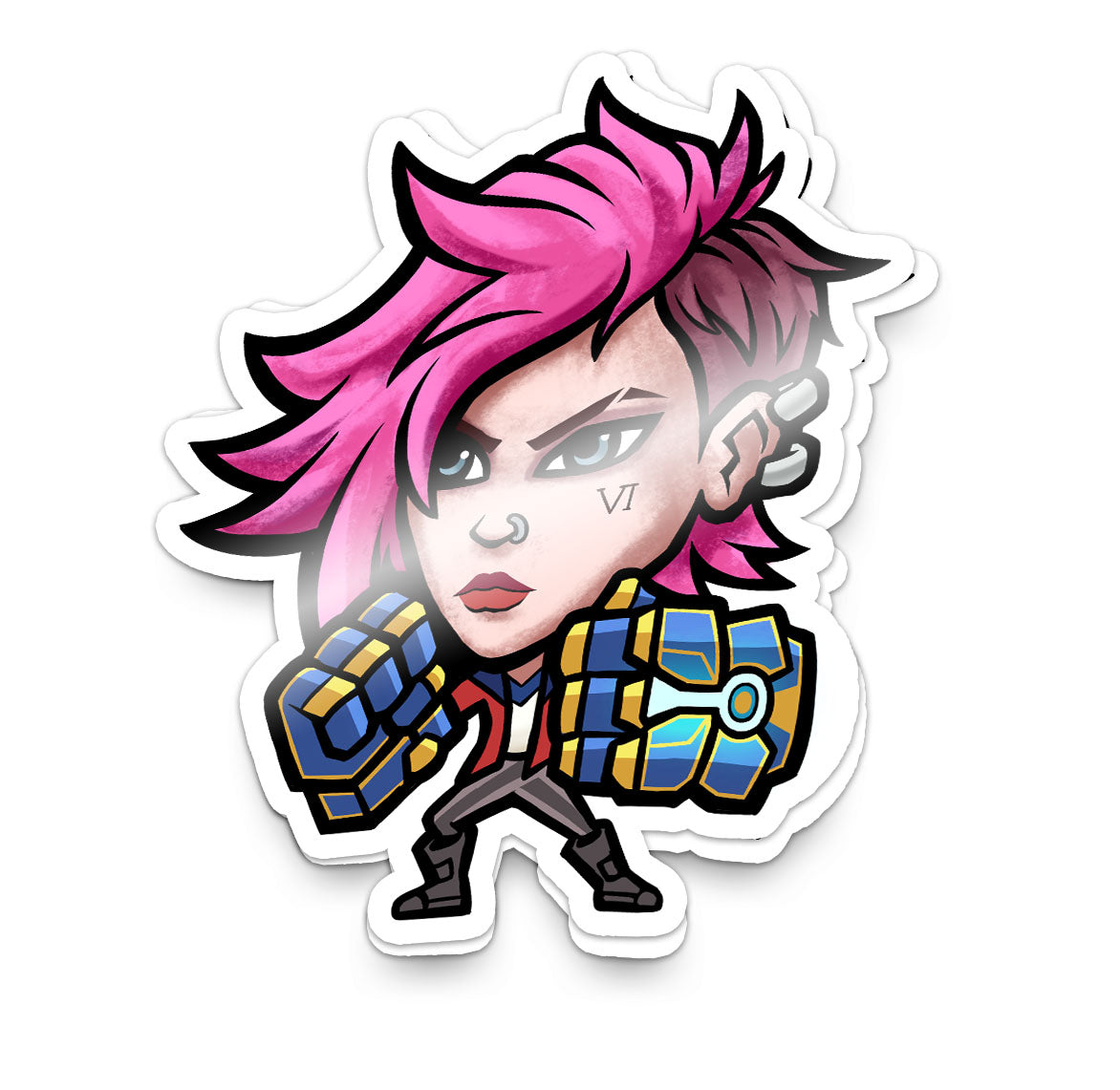 Gauntlet Brawler - Sticker