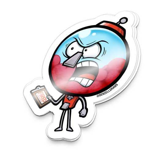 Angry Park Manager - Sticker