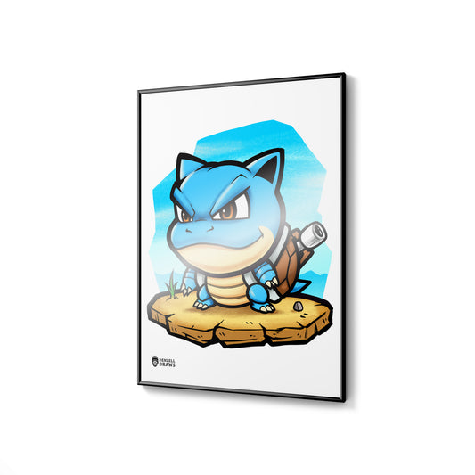 Cannon Turtle - Art Print