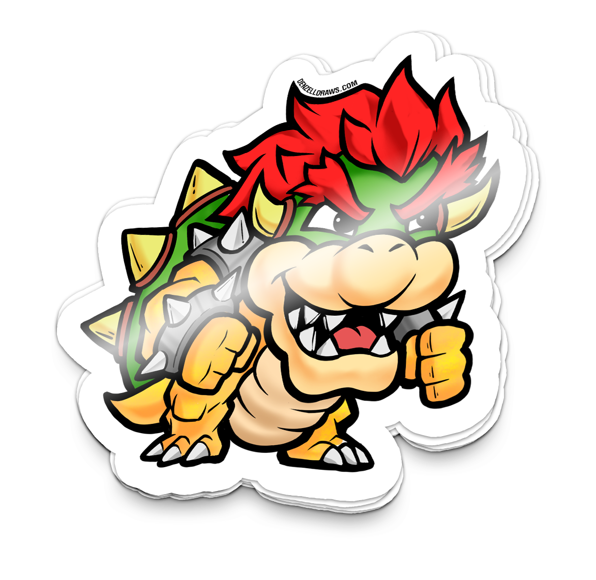 Giant Turtle Boss - Sticker – Denzelldraws