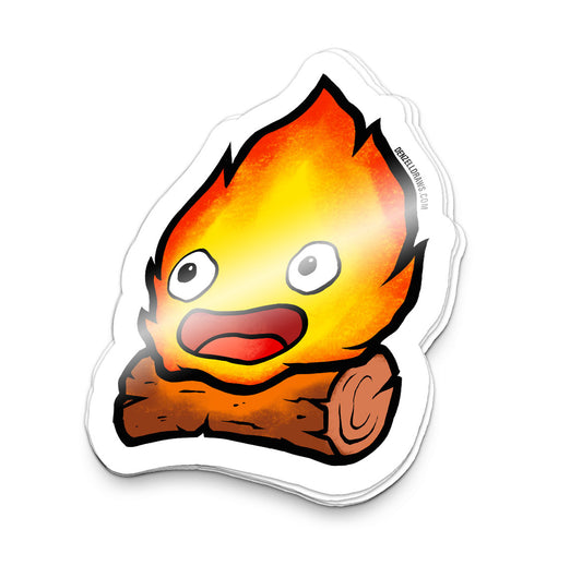 Mouthy Flame - Sticker