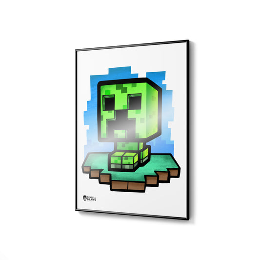 Block Monster 2 - Art Print