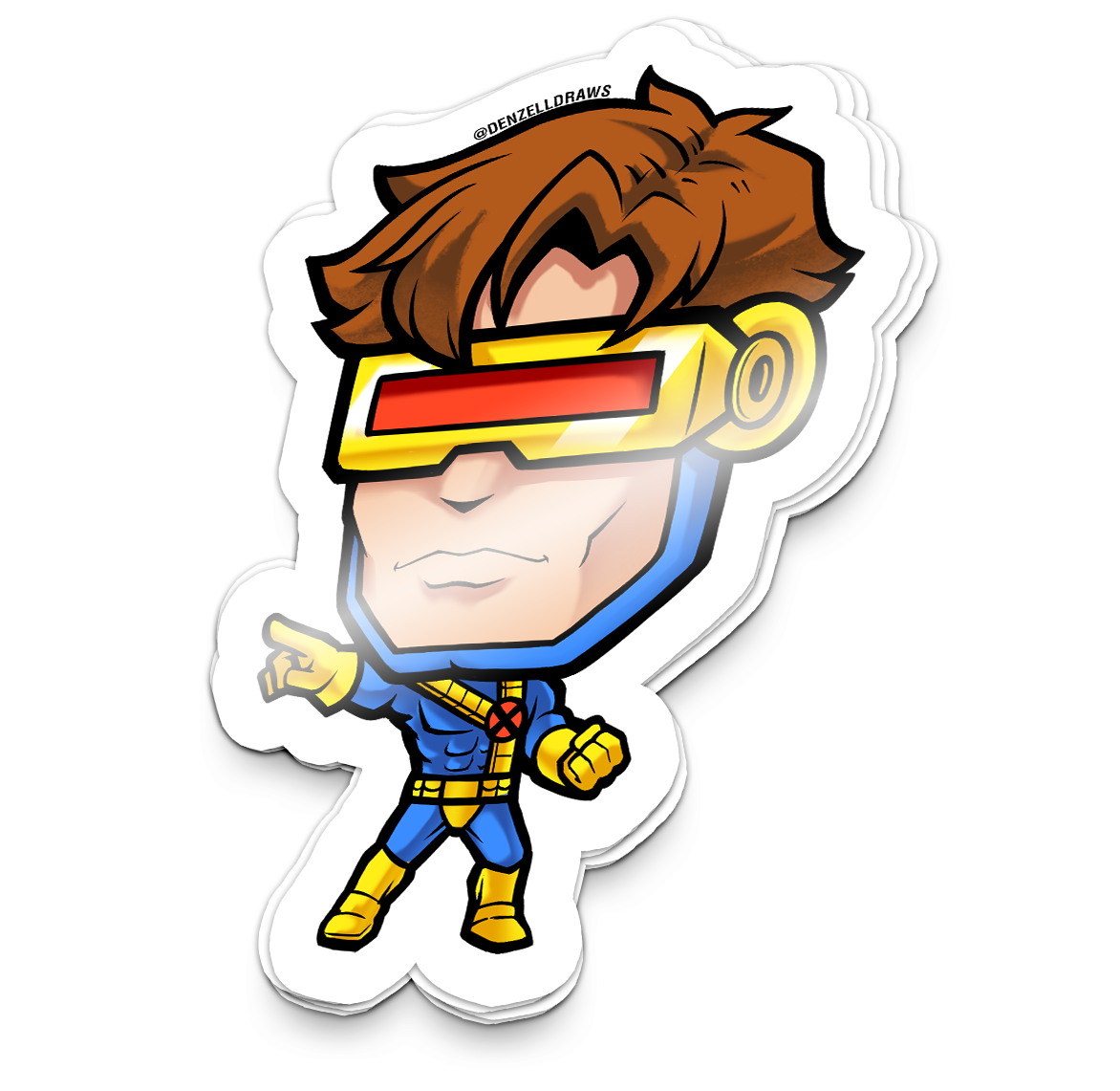 Eye Beam Hero - Sticker