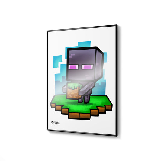 Block Monster 1 - Art Print