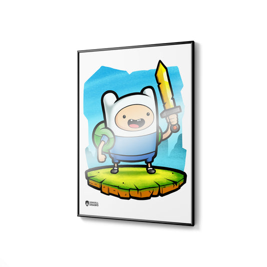 Bear Hat Hero - Art Print