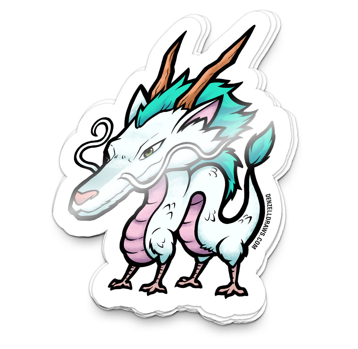 River Spirit Dragon - Sticker
