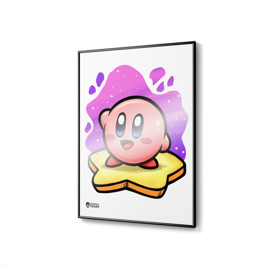 Pink Puff Warrior  - Art Print