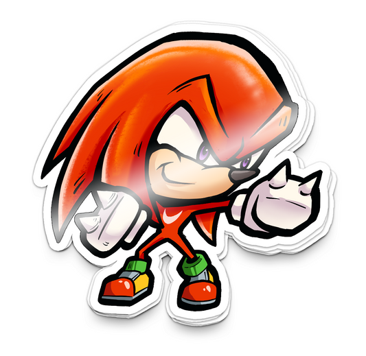 Red Echidna - Sticker