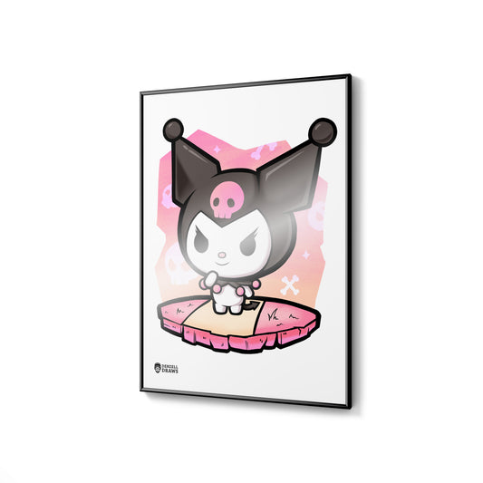 Devious Hooded Rabbit - Art Print