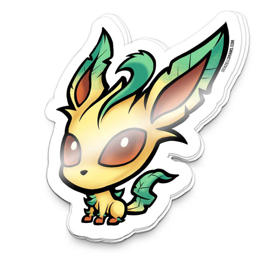 Leaf Fox - Sticker