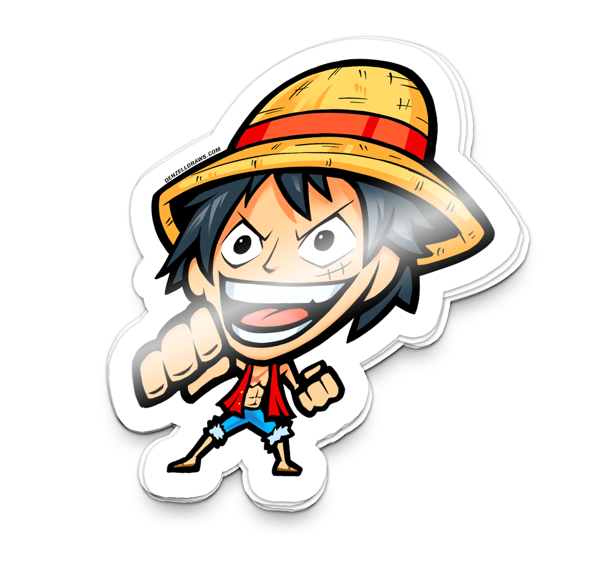 Stretchy Pirate - Sticker