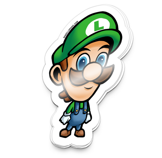 Green Plumber Man - Sticker