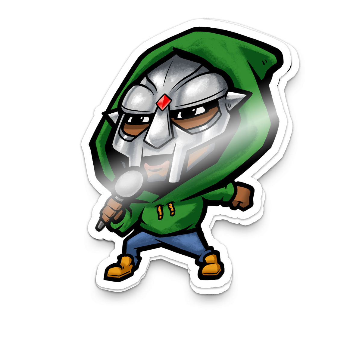 Hip Hop Legend - Sticker – Denzelldraws