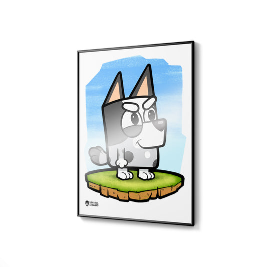 Heeler Dog 3 - Art Print