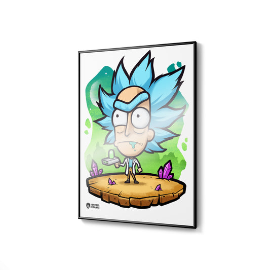 Drunken Scientist - Art Print