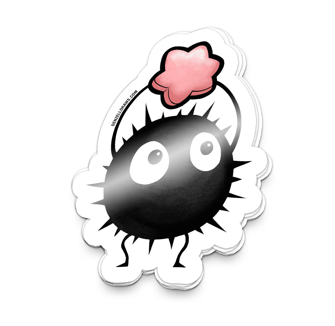 Cute Dust Ball - Sticker