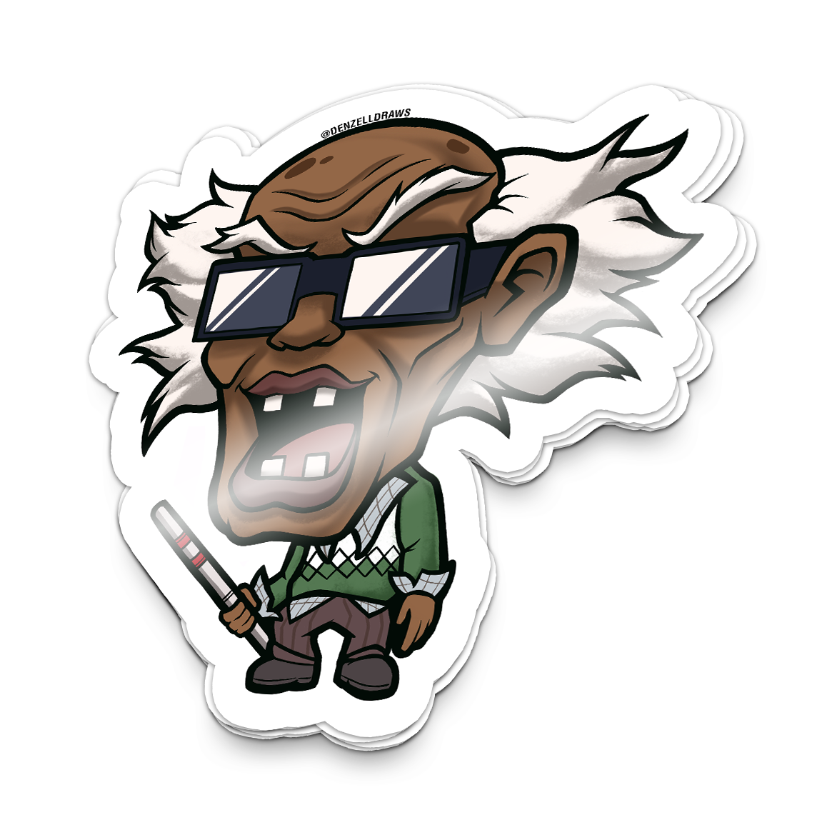 Woodcrest Man 2 - Sticker