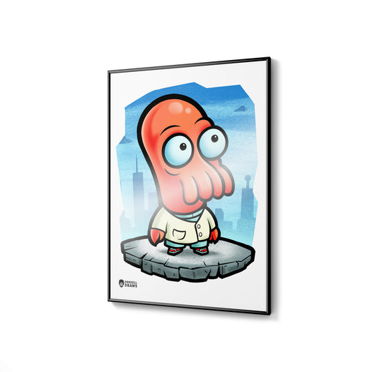 Squid Man - Art Print
