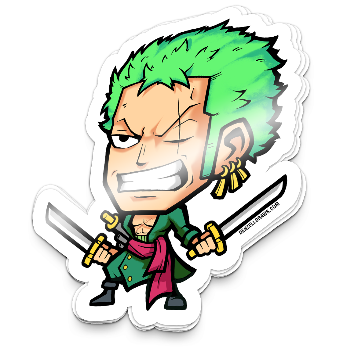 Swordsman Pirate - Sticker